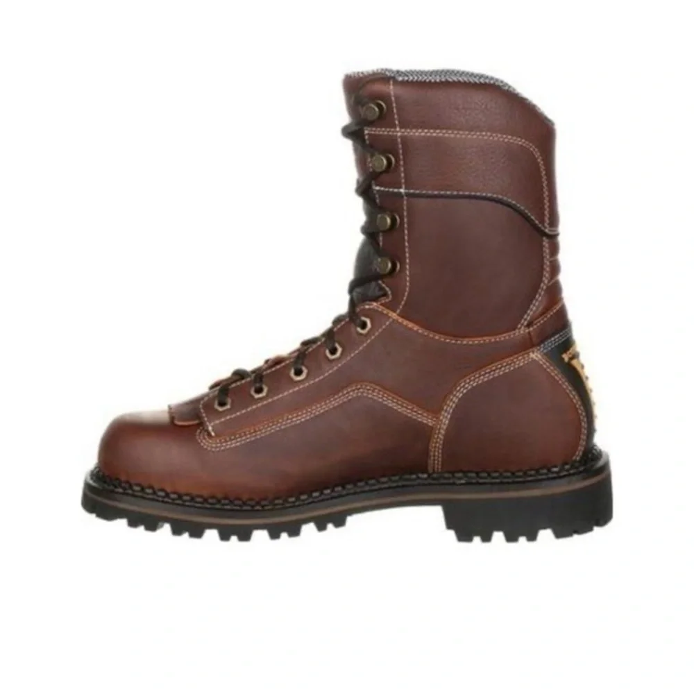 Georgia Boot AMP LT Logger Composite Toe Low Heel Waterproof Work Boot Size‎ 14W